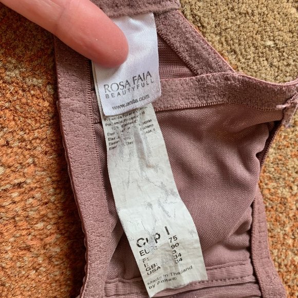 Anita Rosa Faia Beautyful Fleur Underwire Bra 34 Cup I 34I - Picture 6 of 7